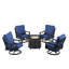 Ferrey 4 - Person Patio Conversation Set with Cushions-562374301