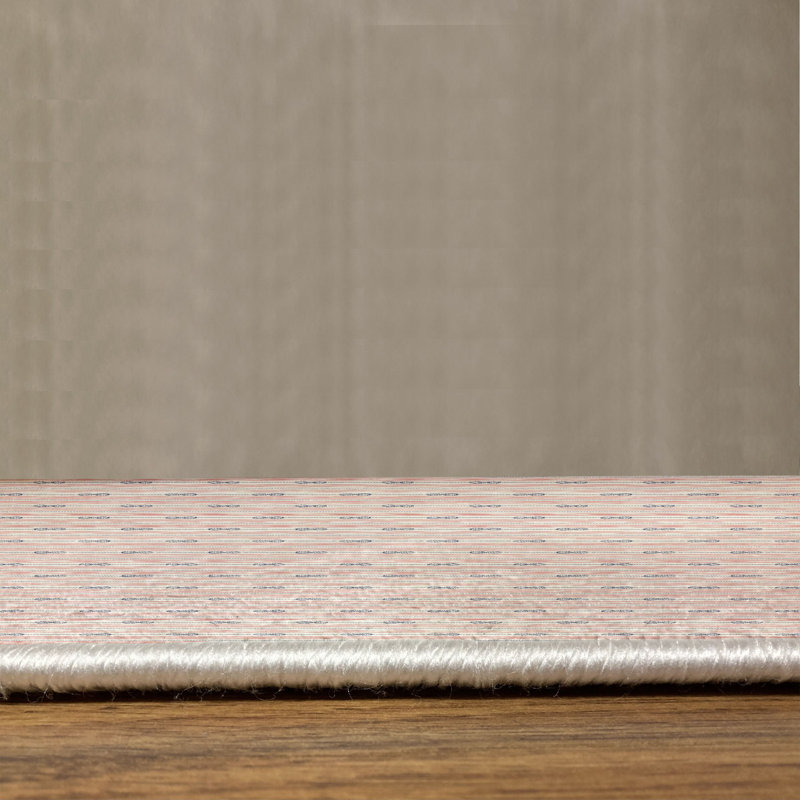 Tapis blanc rose / bleu, Rectangle 10 pi x 15 pi