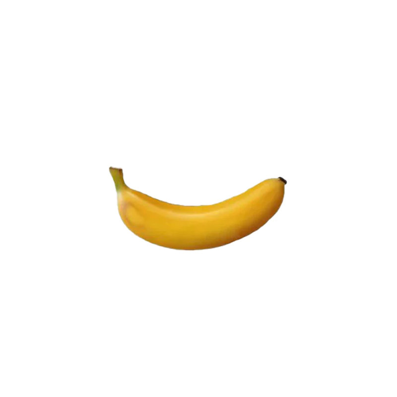 Statue de banane Burkle superposée