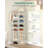 8 Tiers Vertical Shoe Rack, Narrow Shoe Tower, Tall Shoes Shelf with 2 Hooks, Adjustable Shelves, Corner Shoes Shelves for Small Spaces, Entryway, Living Room, White-1368220202-1357431767