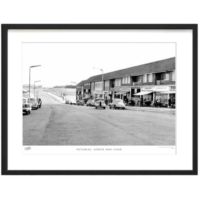 Peterlee, Yoden Way C1960 by Francis Frith - Single Picture Frame Print