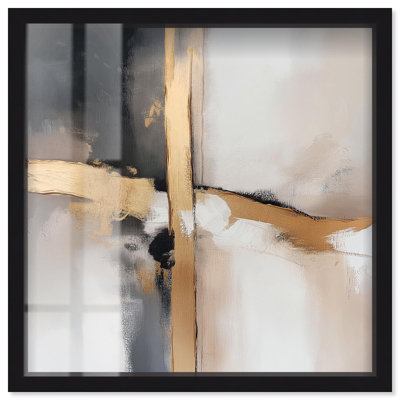 Décoration dorée élégante Golden Hour I par Art Remedy