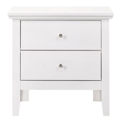 Table de chevet transitionnelle élégante