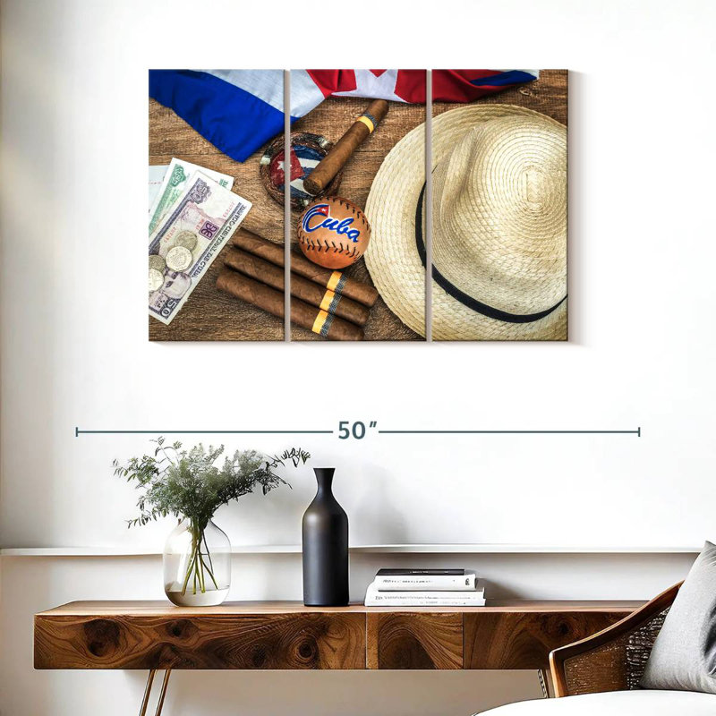 Senne Cuban Vacation, 24" H x 38" W