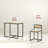 Industrial Dining Table Set for 2, Small Kitchen Table and Chairs,wood-1151786723-1151786722