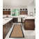 Nannette Handmade Light Beige Berber with Black Cotton Border  Area Rug