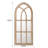 Kost Farmhouse Arched Window Wall Mirror