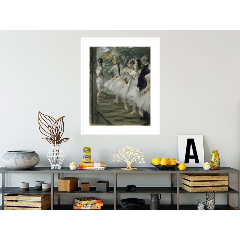«The Ballet» par Edgar Degas, impression giclée sur cadre, H 41,15 po x l 33,5 po