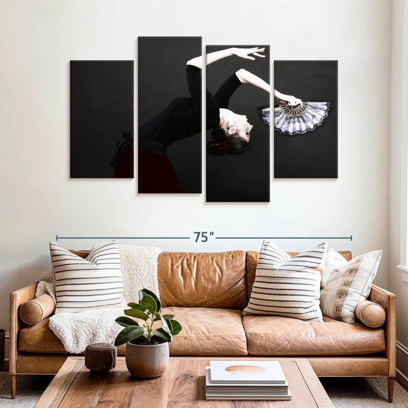 Enn Spanish Flamenco Dancer, 42" H x 68" W
