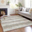Tapis ivoire en polyester tissé à la machine intérieur / extérieur Lamanna-95453882