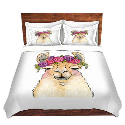 Ensemble de housse de couette guirlande llama