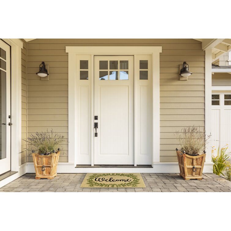Cute Welcome Front Home Entrance Doormat PVC Non-slip Hallway