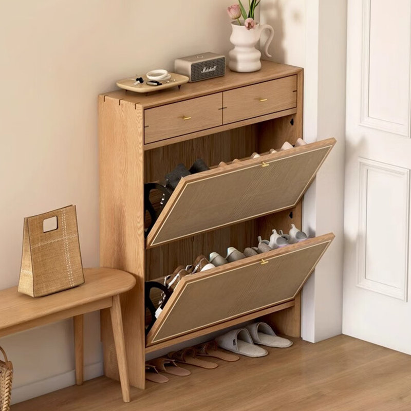 Armoire à chaussures minimaliste de style japonais