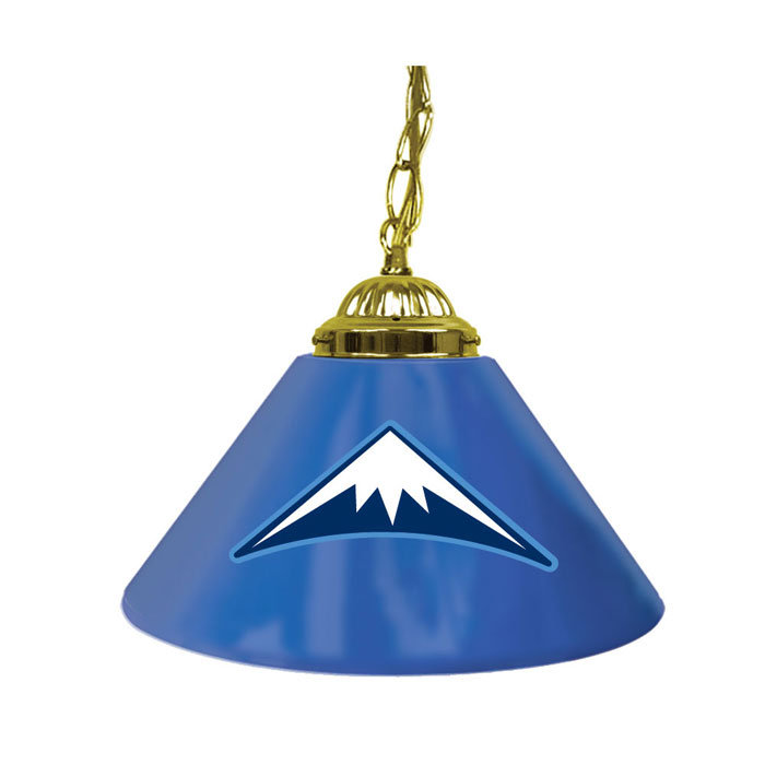 Luminaire suspendu conique à 1 lumière pour table de billard NBA, Denver Nuggets