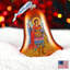Holiday 3.5'' Handmade Glass Photo Ornament