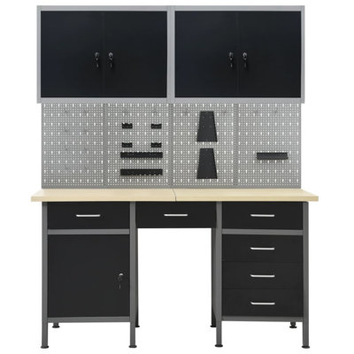 Kingon 63'' W Engineered Wood Top Workbench