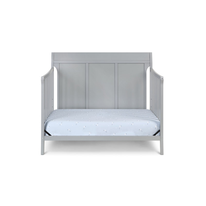 Lit de bébé convertible Shailee 4 en 1 gris, Gray