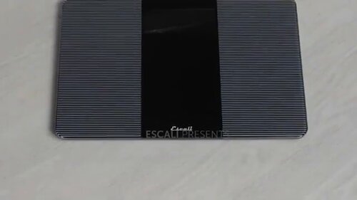 Escali EW180 Extra-Wide Bathroom Scale, Black