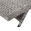 CRETE WICKER CHAISE LOUNGE