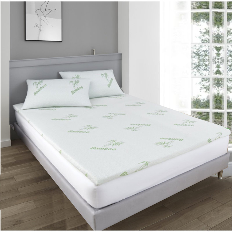 Ammon 2.5cm Memory Foam Mattress Topper, Kingsize (5')