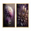 «Mauve fleur de dahlia», 2 pièces sur toile-424473285-424473283