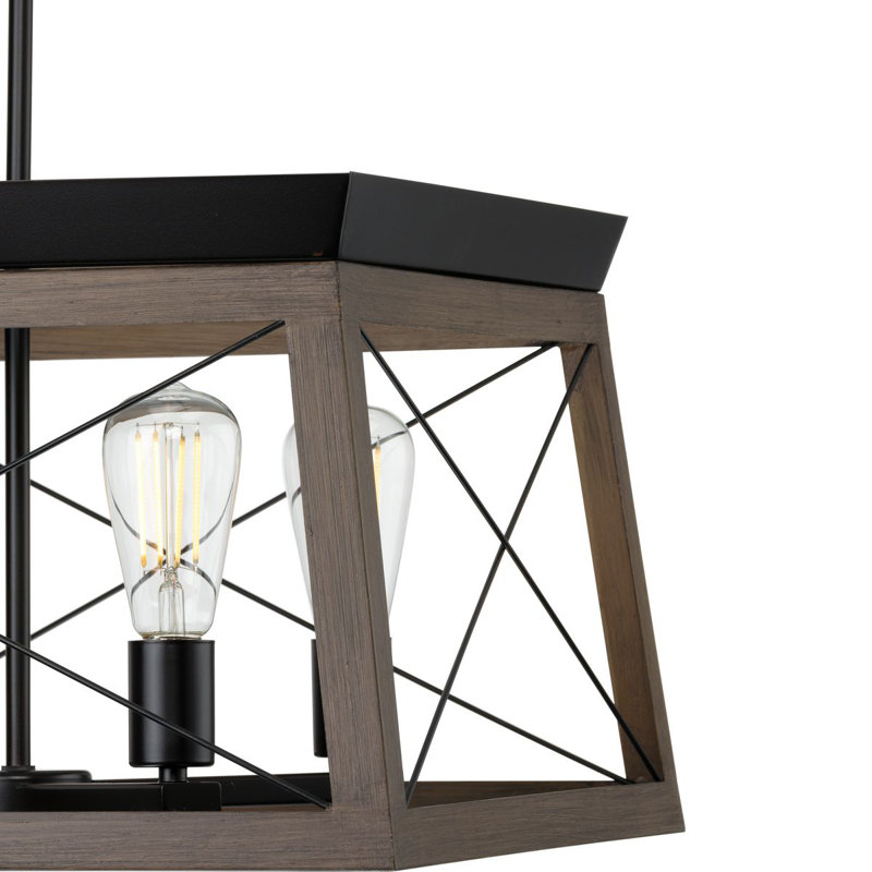 Uschi 4 - Light Dimmable Cage Chandelier, Antique Bronze