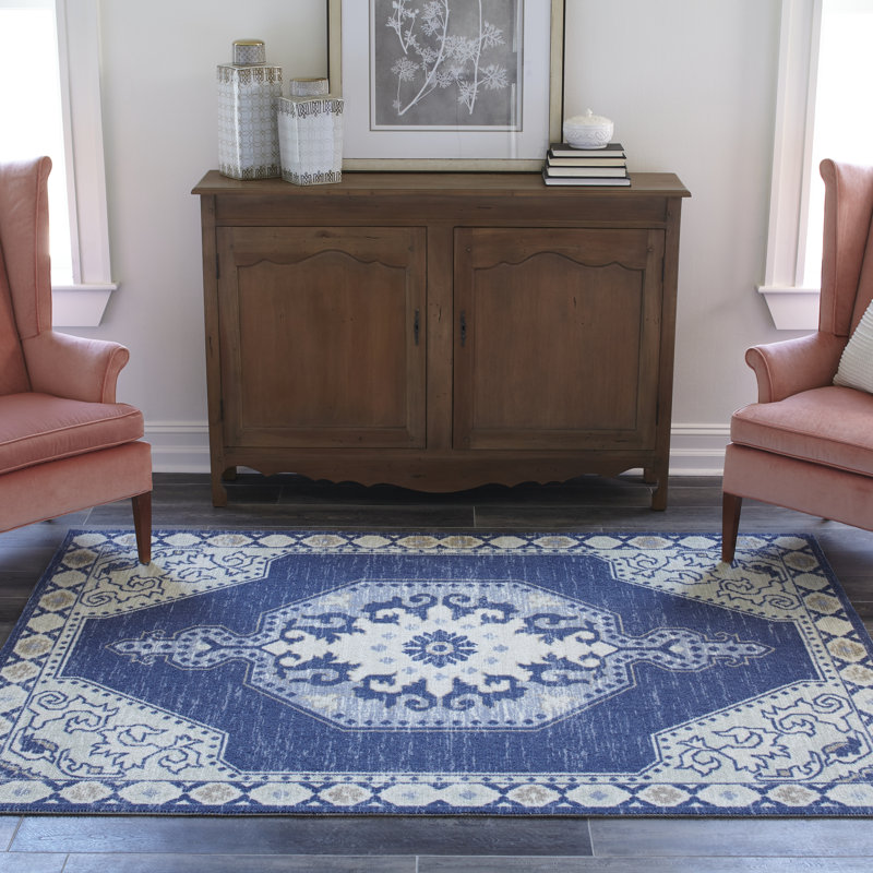 Denya Oriental Indoor Rug, Rectangle 6'6" x 9'