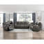 Revêtement en microfibre gris 3 pièces Modern