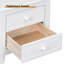 Ensemble de chambre à coucher 3 pièces, lit plateforme avec deux tables de chevet-1378870921-1378870916
