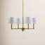Costa Wrought Iron 4-Light Chandelier-931061355
