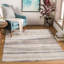 Navy, Modern Rug, Striped Easy to Clean Rug For Living Room, Dining Room, Bedroom, Kitchen-375282161