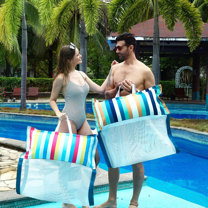 Fabric Pool Hammock Floats,  Inflatable Multi Purpose Water Hammocks Floaties (Saddle,  Chair, Hammock, Drifter), Pool Float  For Adults