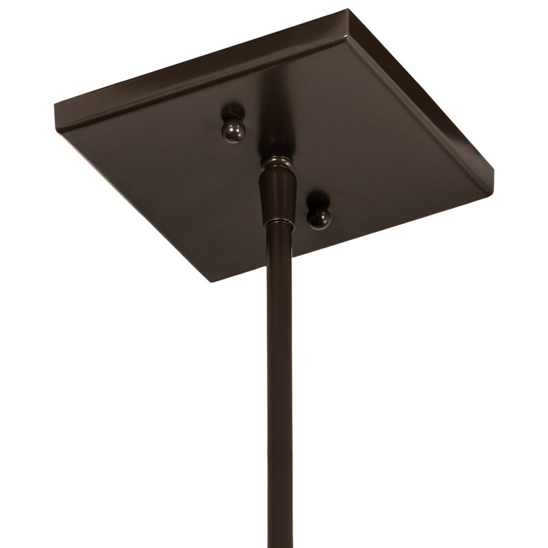 Luminaire suspendu géométrique unique à 1 lumière Lone Bear, H 49 po x l 11 po x P 11 po