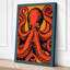 Dynamic Octopus Graphic - Wrapped Canvas-1595626217-1595626239