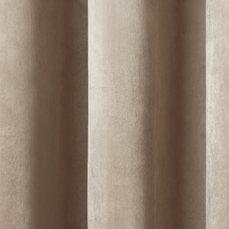 Montrose Eyelet Blackout Curtains, Linen, Width 229 x Drop 183 cm