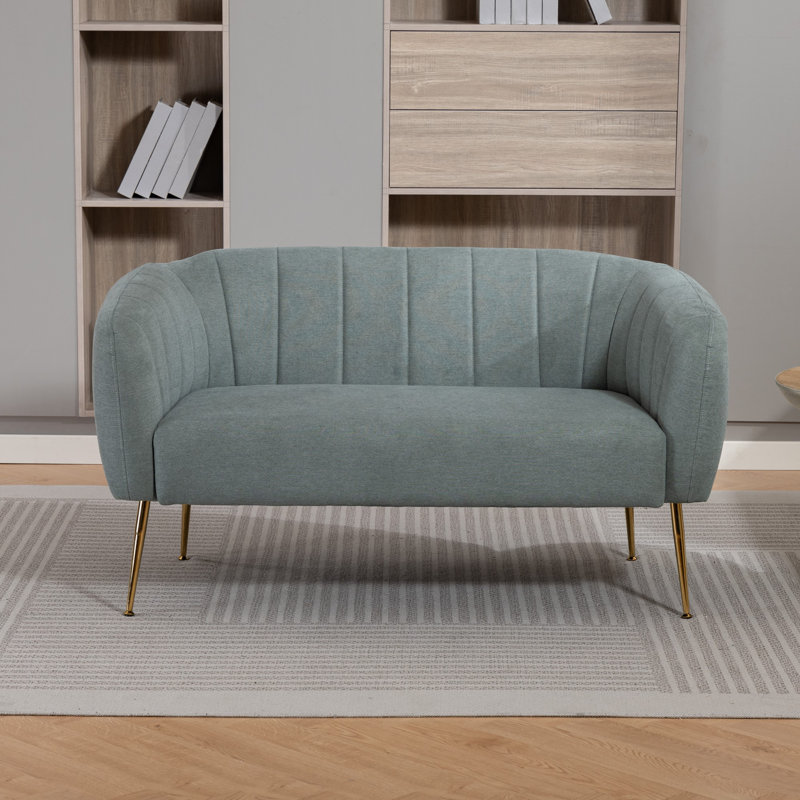 2 Seater Loveseat, Duck Egg