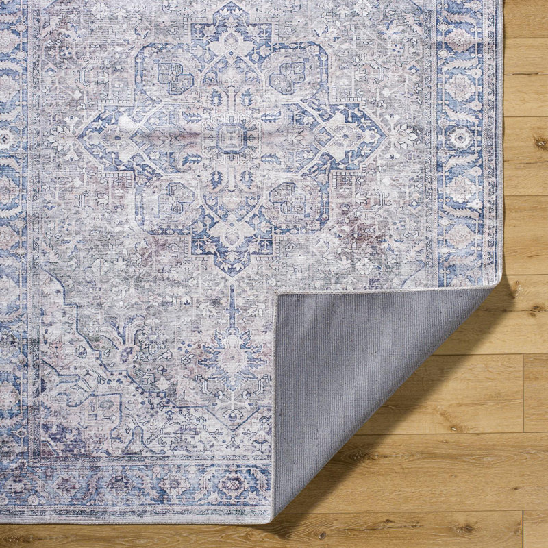 Ruland Oriental Machine Washable Area Rug, Runner 2'7" x 10'