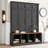 On-Trend Versatile Hall Tree With 4 Hanging Hooks-1995475730