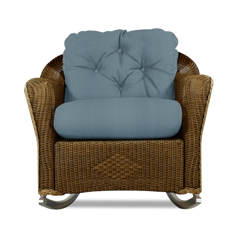 Reflections Outdoor Rocker Chair, Demo Stone, Bark