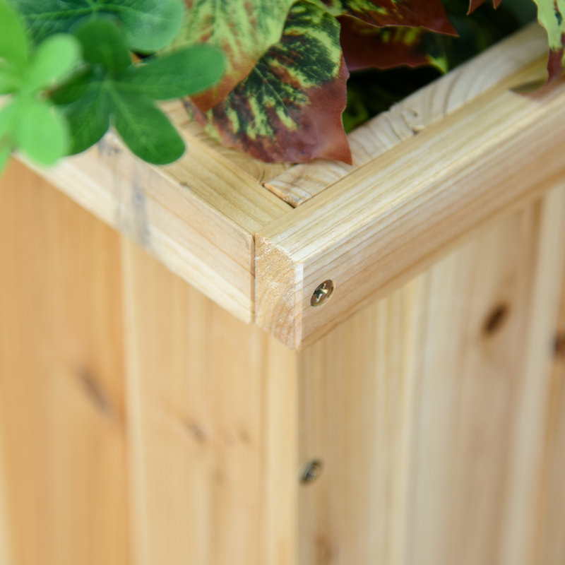 Aalexis Wood Raised Garden Bed, Nature