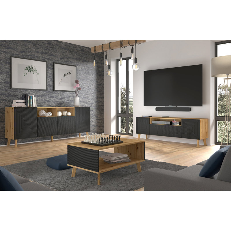 Hoglund Four Leg Coffee Table with Storage