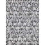 Ink Blot Wool Area Rug in Black/Gray