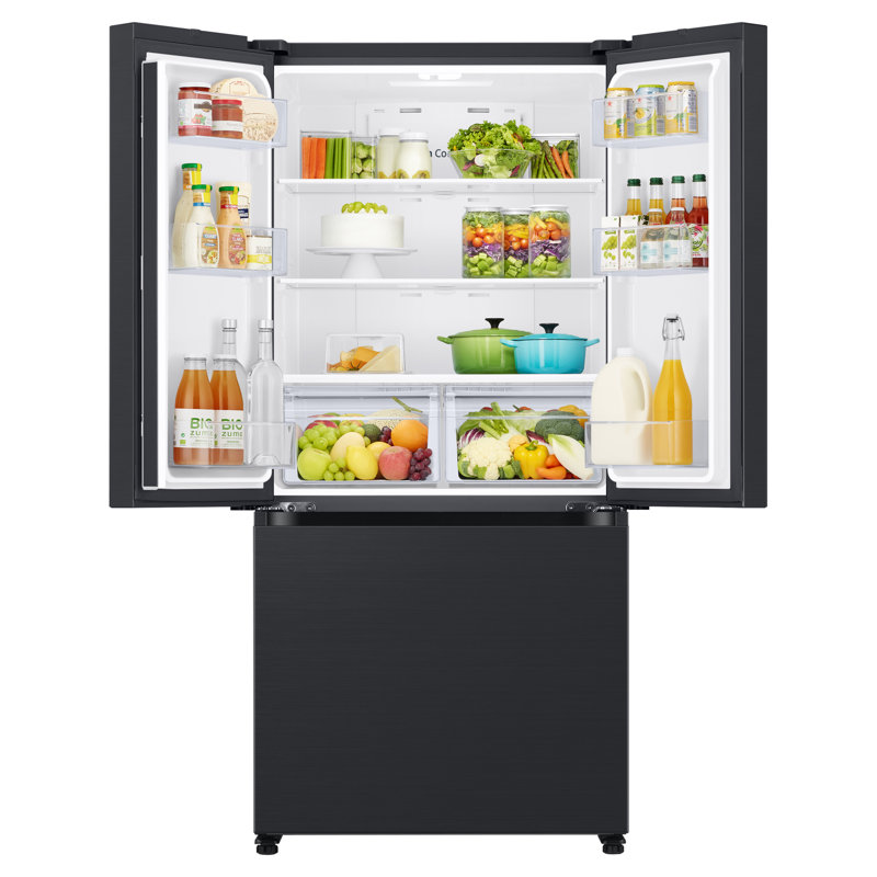 Samsung 18 cu. ft. Smart Counter Depth 3-Door French Door Refrigerator