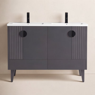 Saimah 47.25'' Double Bathroom Vanity