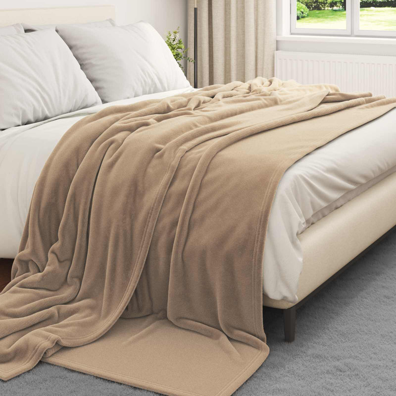 5-30 Throw Blanket, 270cm x 240cm, Camel