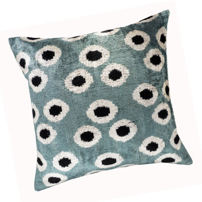 Ikat Silk Pillow Cover