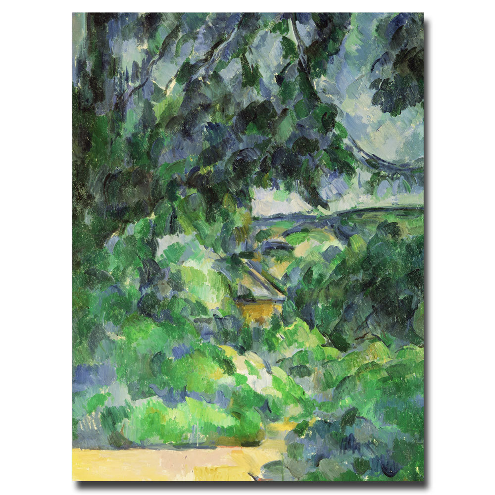 Vault W Artwork Blue Landscape, 1903 by Paul Cezanne - Print on Canvas ...