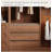 Simple And Elegant Wicker Sliding Wardrobe-112457229