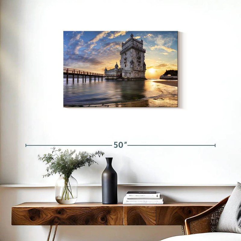 Ravi Historical Belem Tower, 20" H x 30" W