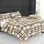 Microfiber Chequered Duvet Cover Set-126672097